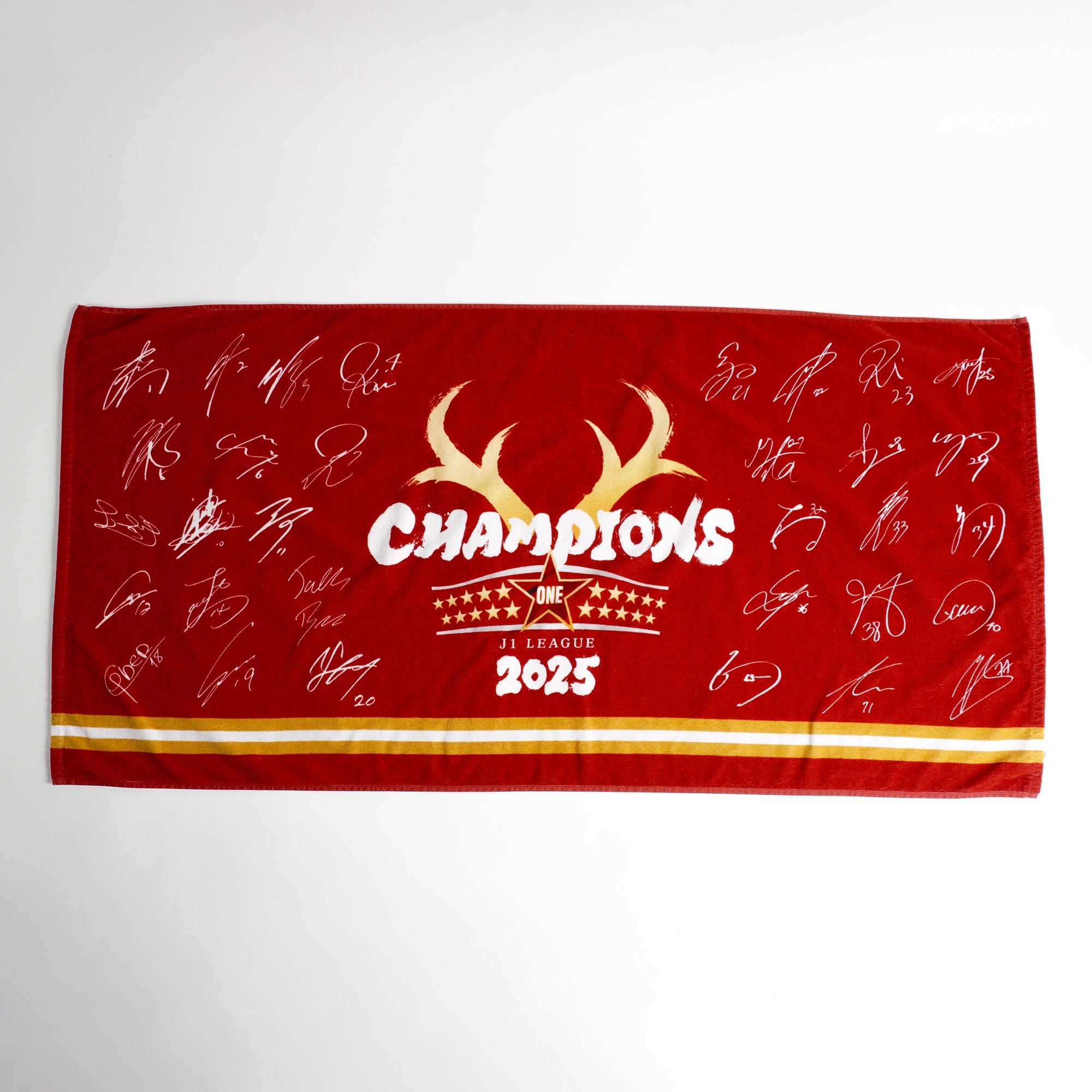 25J1リーグ優勝記念バスタオル（サイン）【予約】 – 鹿島
