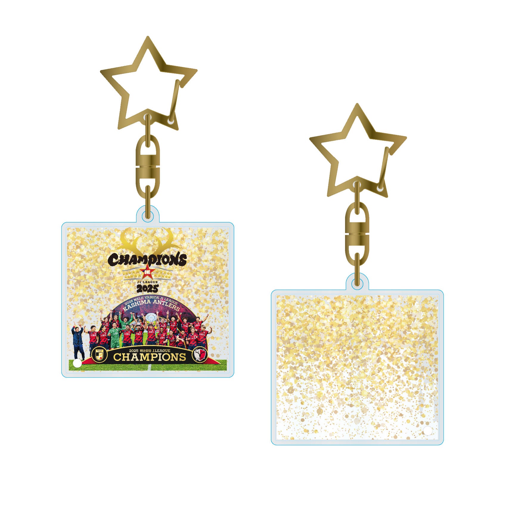 鹿島アントラーズ☆優勝記念☆ジャガードタオル＋ラメ入りアクリル