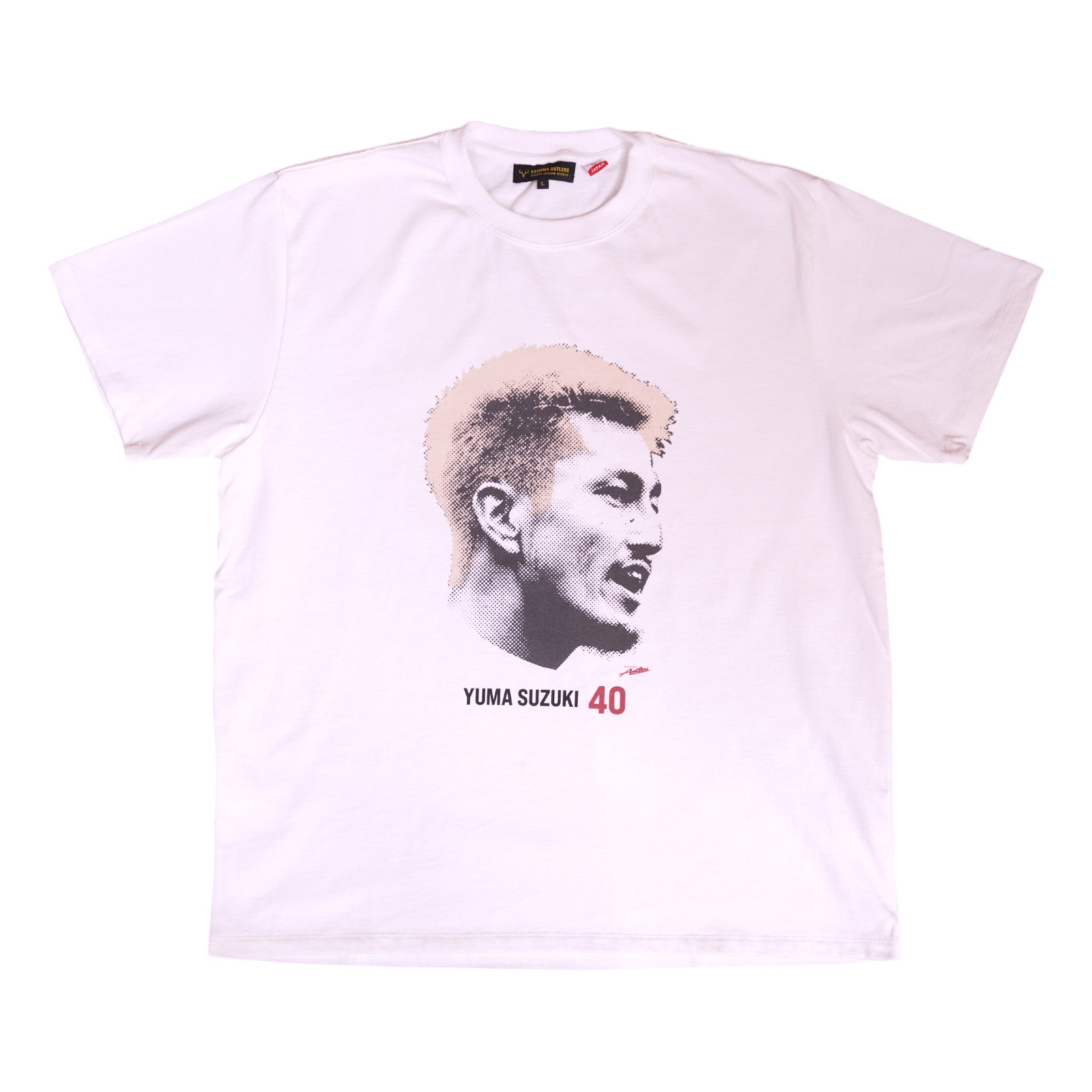 オンライン限定】鈴木優磨選手フェイスプリントＴシャツ（WHITE） – 鹿島アントラーズFC - 公式オンラインストア