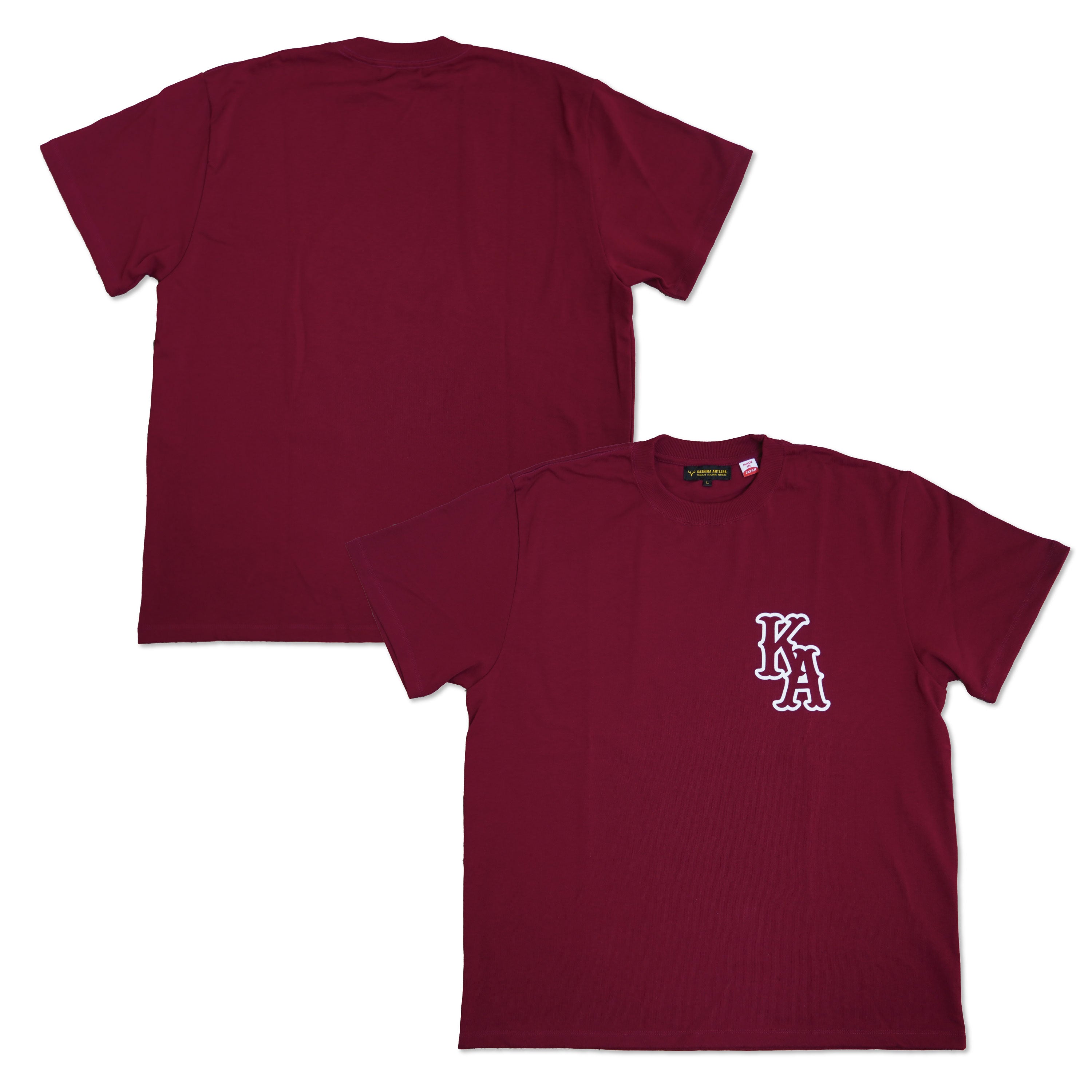 JAPAN Tシャツ（KAロゴ）BURGUNDY – 鹿島アントラーズFC - 公式