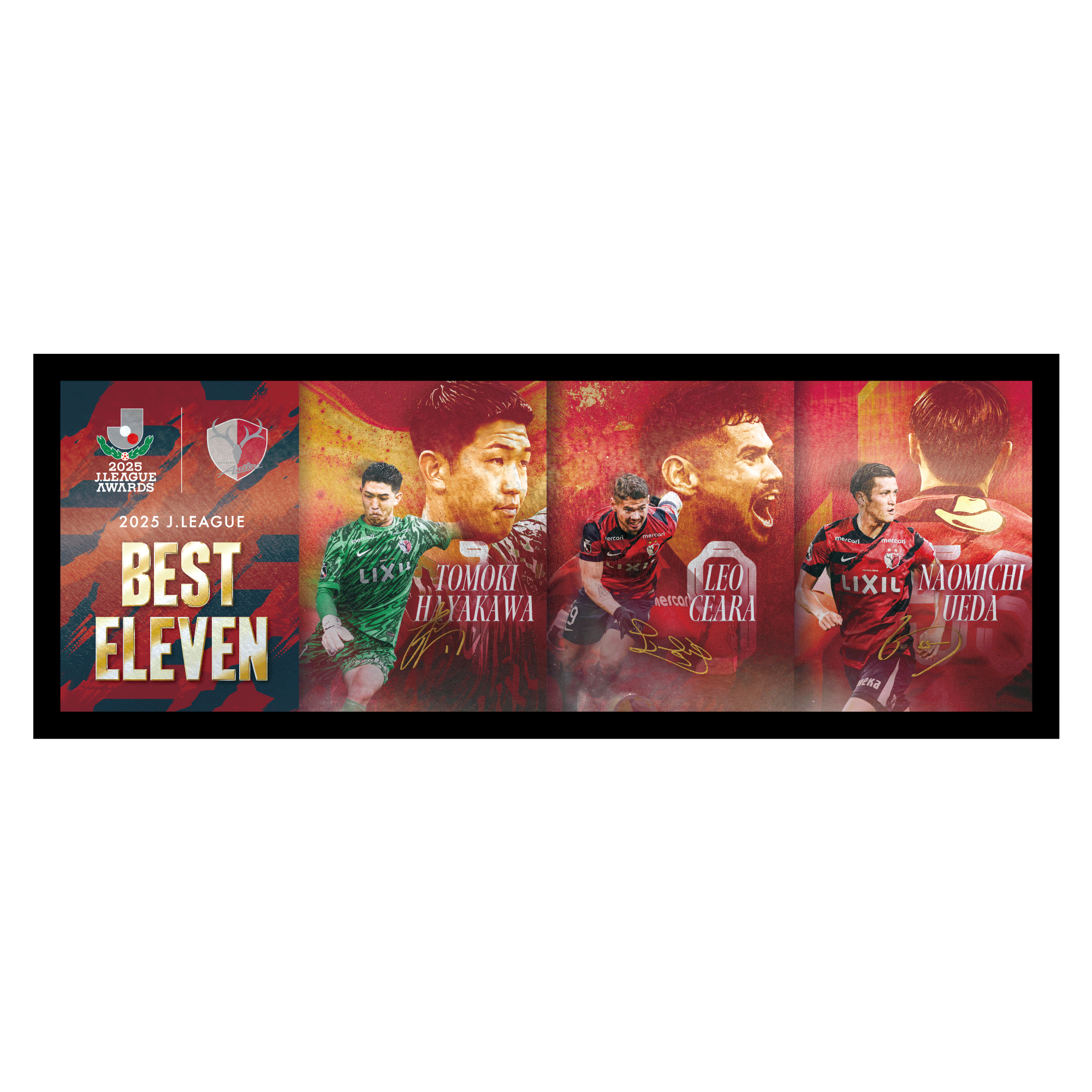 ベストイレブンメタルグラフィ（ワイド）【予約】 – 鹿島アントラーズ