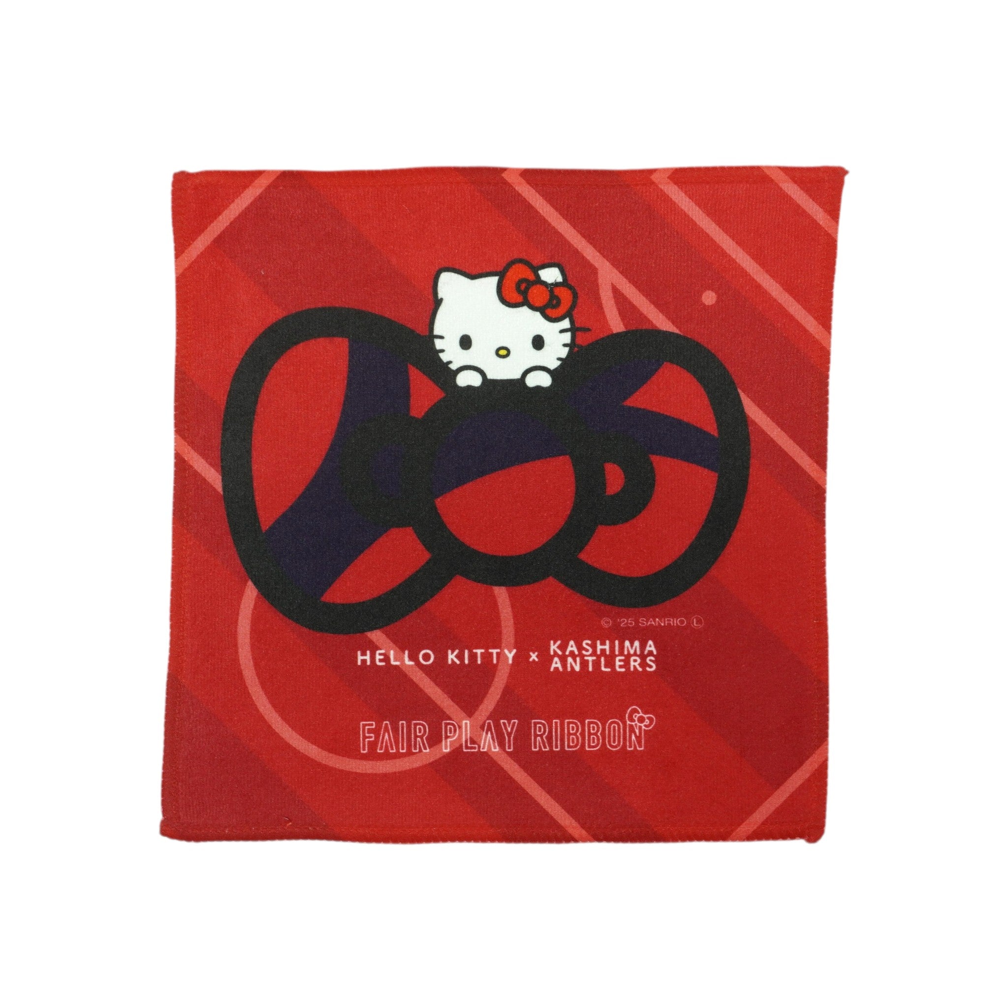 Jリーグ×ハローキティ ミニタオル（鹿島アントラーズ）【受注】 – 鹿島