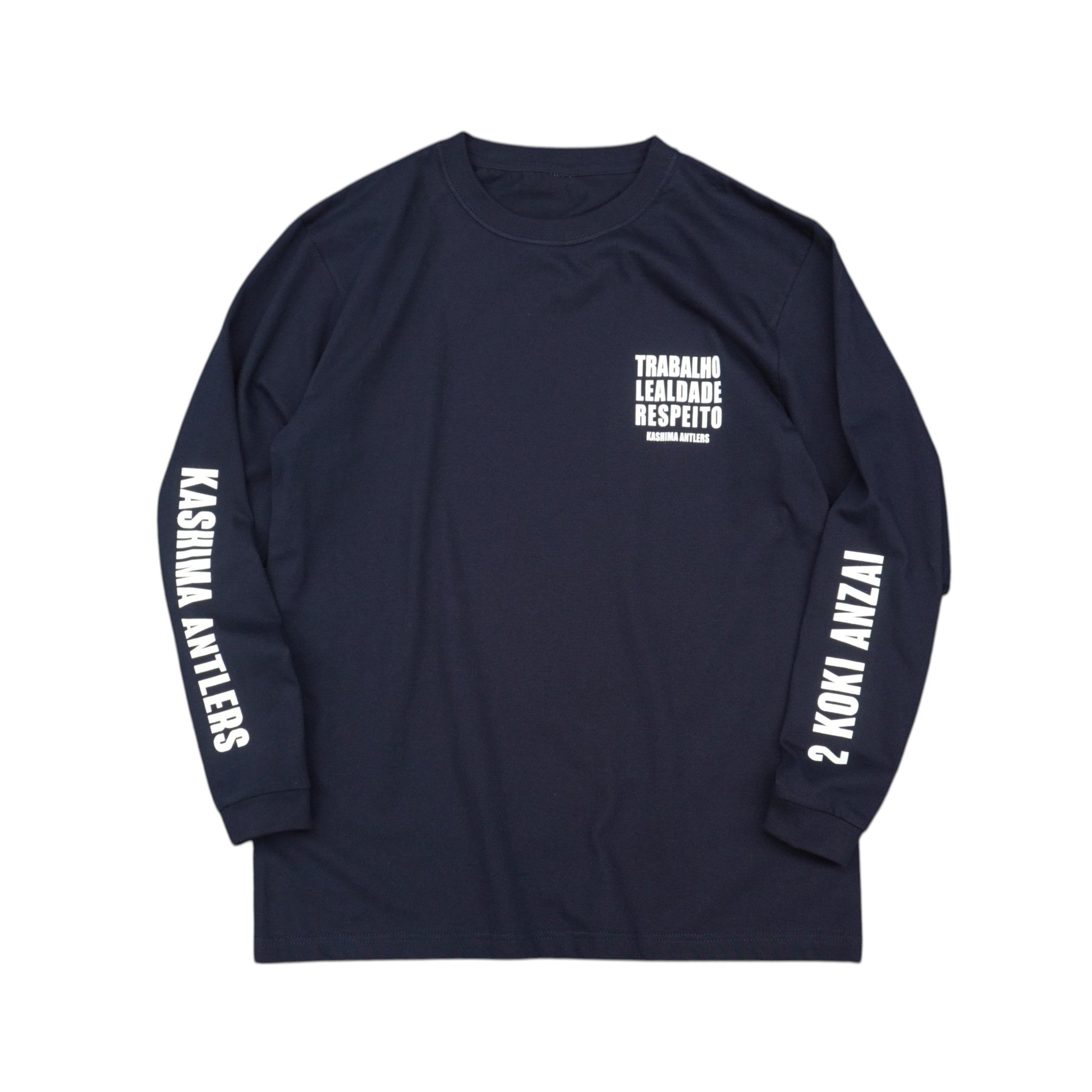 プレイヤーズロングスリーブTシャツ（NAVY）【受注】 – 鹿島