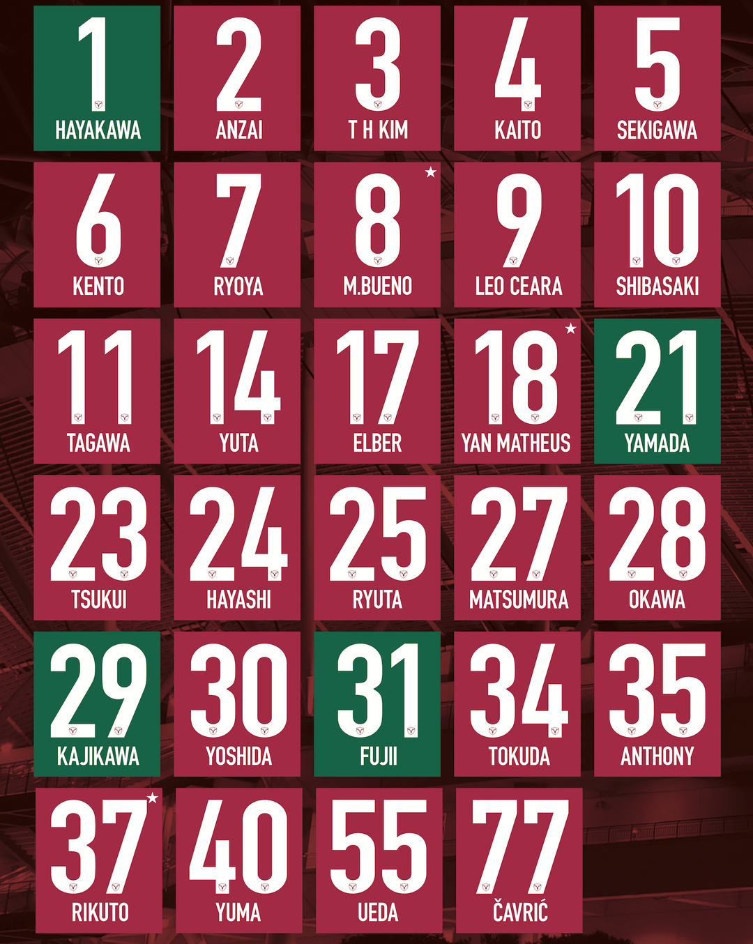 26/27NIKEオーセンティックユニフォーム（1st）番号付き【予約