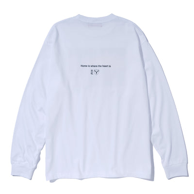 【受付終了】RK L/S TEE "Dawn at the stadium"（WHITE）