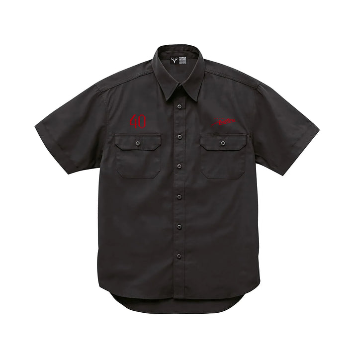 刺繍するアントラーズワークシャツ（ロゴ・ナンバー）【予約】 – 鹿島