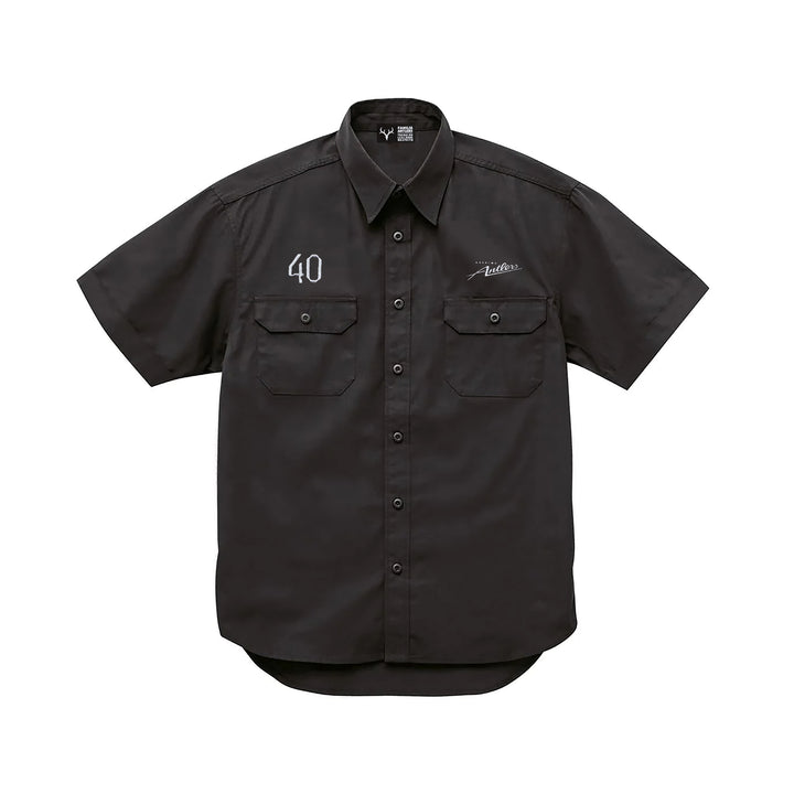 刺繍するアントラーズワークシャツ（ロゴ・ナンバー）【予約】 – 鹿島