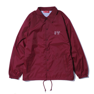 【受付終了】RK COACH JACKET "Zico, Statue of the legend"（BUNGUNDY）
