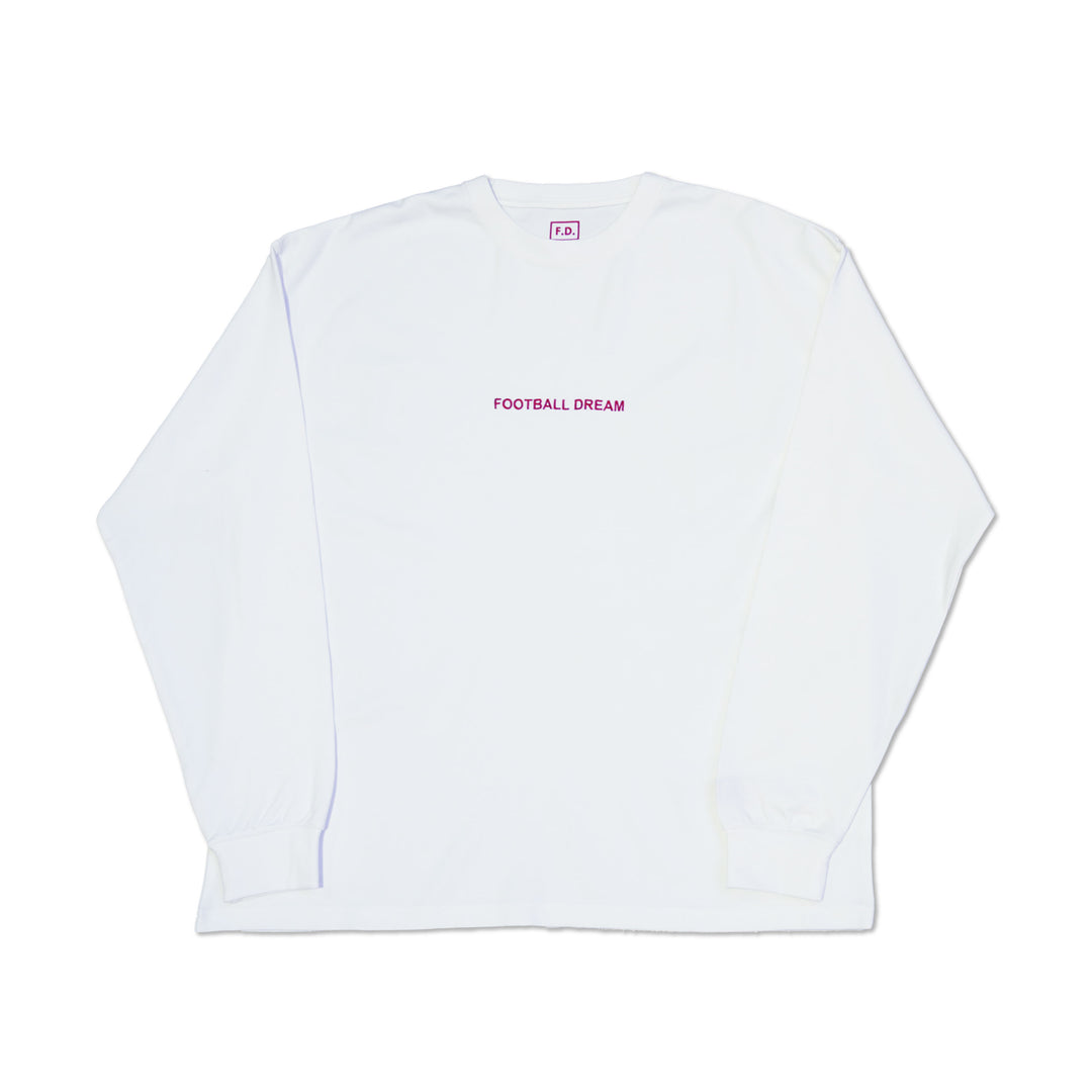 F.D. FOOTBALLDREAM PONTI LS TEE（WHITE） – 鹿島アントラーズFC