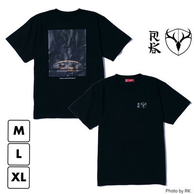 【受付終了】RK TEE "The stars shine brightly above the stadium"（BLACK）