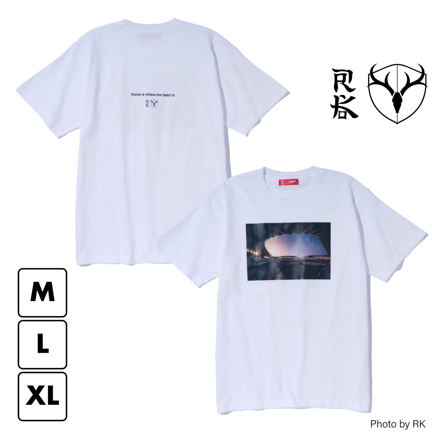 【受付終了】RK TEE "Spectators view of the pitch"（WHITE）