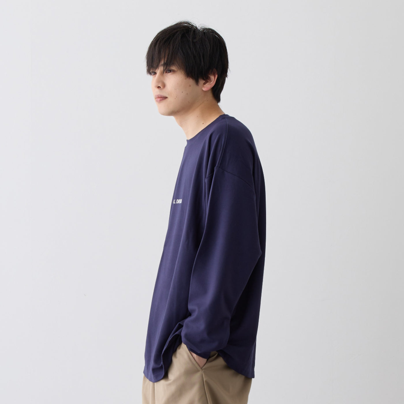 F.D. FOOTBALLDREAM PONTI LS TEE（NAVY）