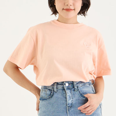 "tsuno" heart　Tシャツ（APRICOT）