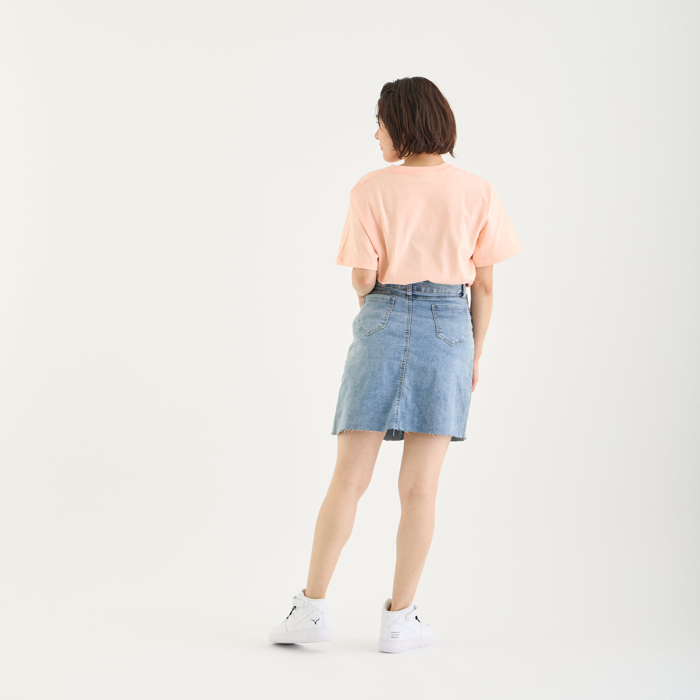 "tsuno" heart　Tシャツ（APRICOT）