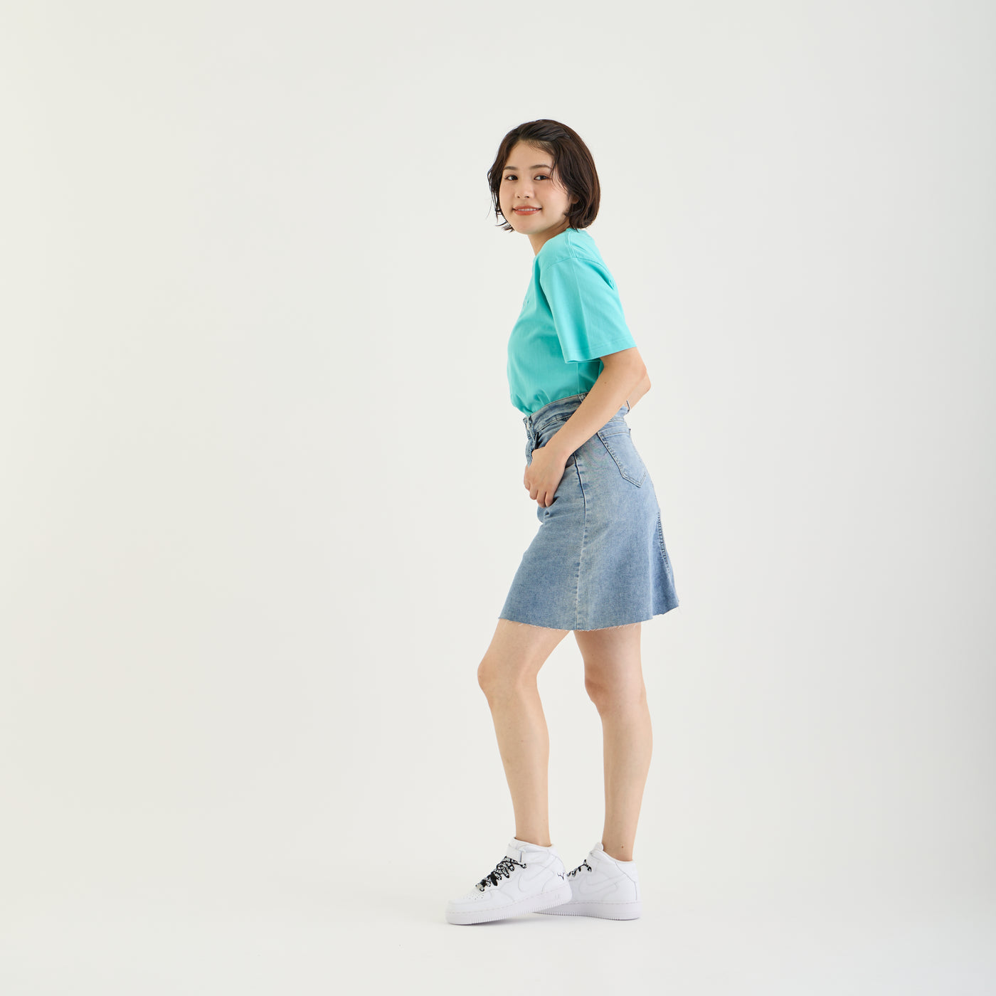 "tsuno" heart　Tシャツ（MINT GREEN）