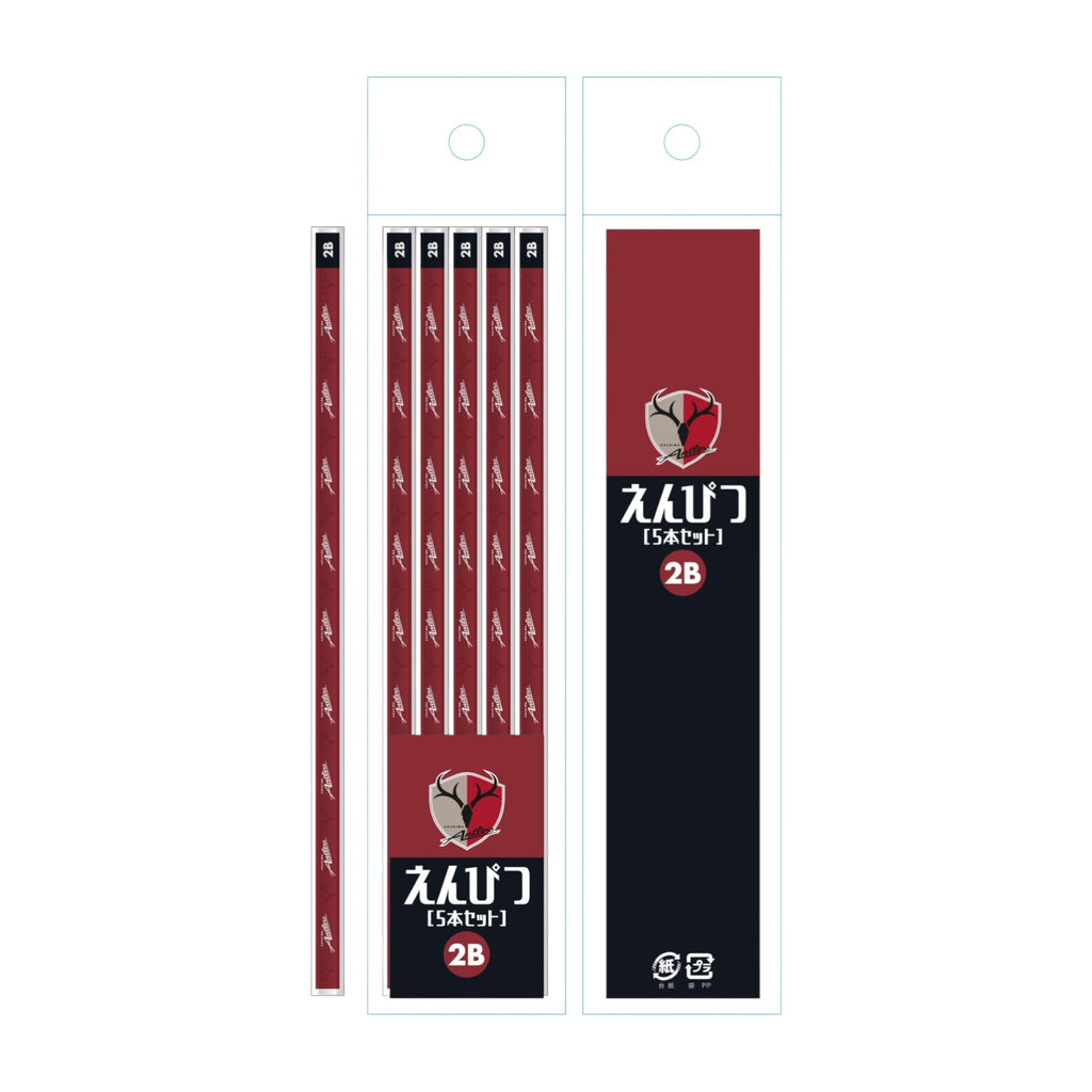 鉛筆5本セット（エンブレム） – 鹿島アントラーズFC - 公式オンライン