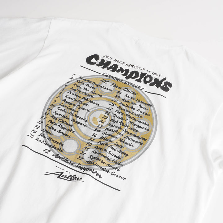 25J1リーグ優勝記念Tシャツ（全3色）【予約】 – 鹿島アントラーズFC
