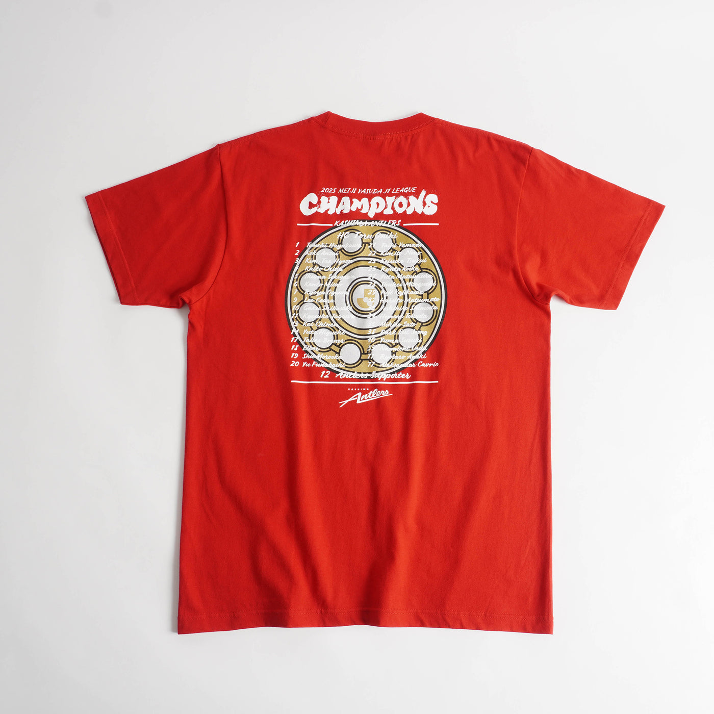 25Ｊ１リーグ優勝記念Tシャツ（RED）キッズサイズ【予約】