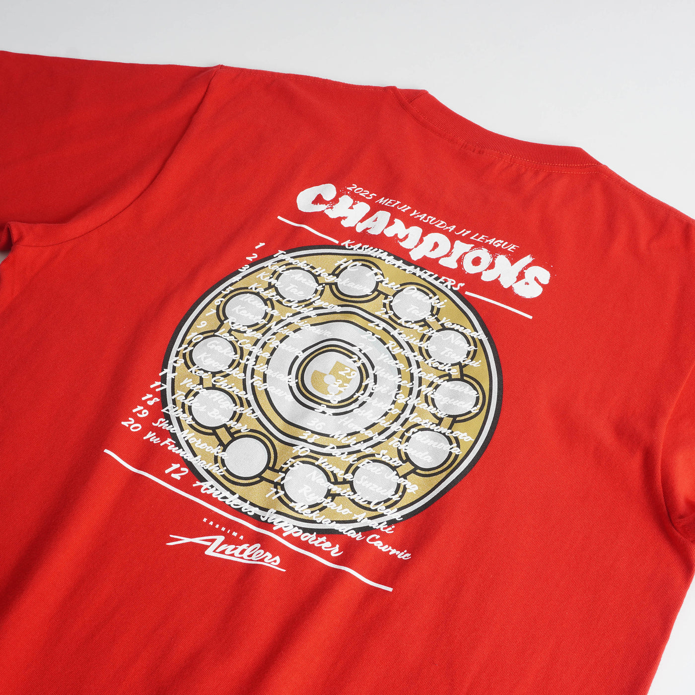 25Ｊ１リーグ優勝記念Tシャツ（RED）キッズサイズ【予約】