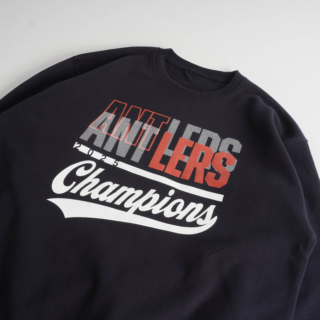 鹿島アントラーズ スウェット 番号入 支給品 25J1リーグ優勝記念スウェット（CHAMPIONS）【予約】 – 鹿島