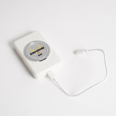 25Ｊ１リーグ優勝記念 ワイヤレスモバイルバッテリー5,000mAh（WHT）【予約】