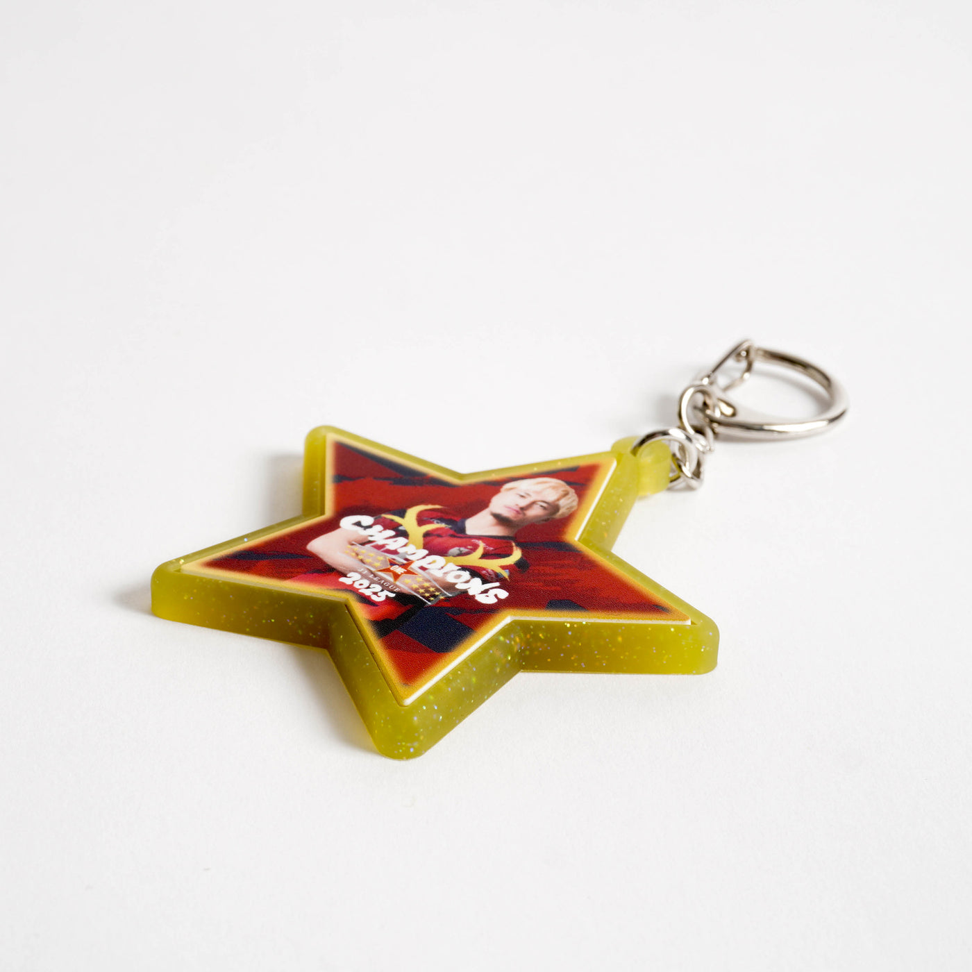 【ブラインド】25Ｊ１リーグ優勝記念星型ラメラバーキーホルダー【予約】