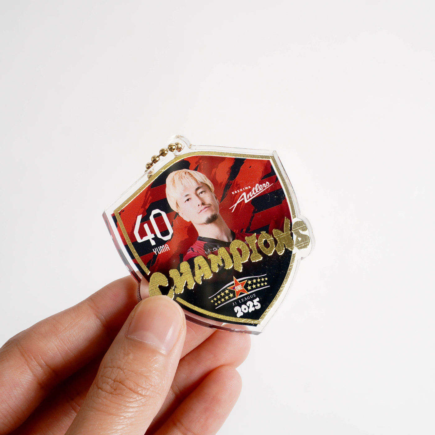 【ブラインド】25Ｊ１リーグ優勝記念箔押しアクリルキーホルダー【予約】