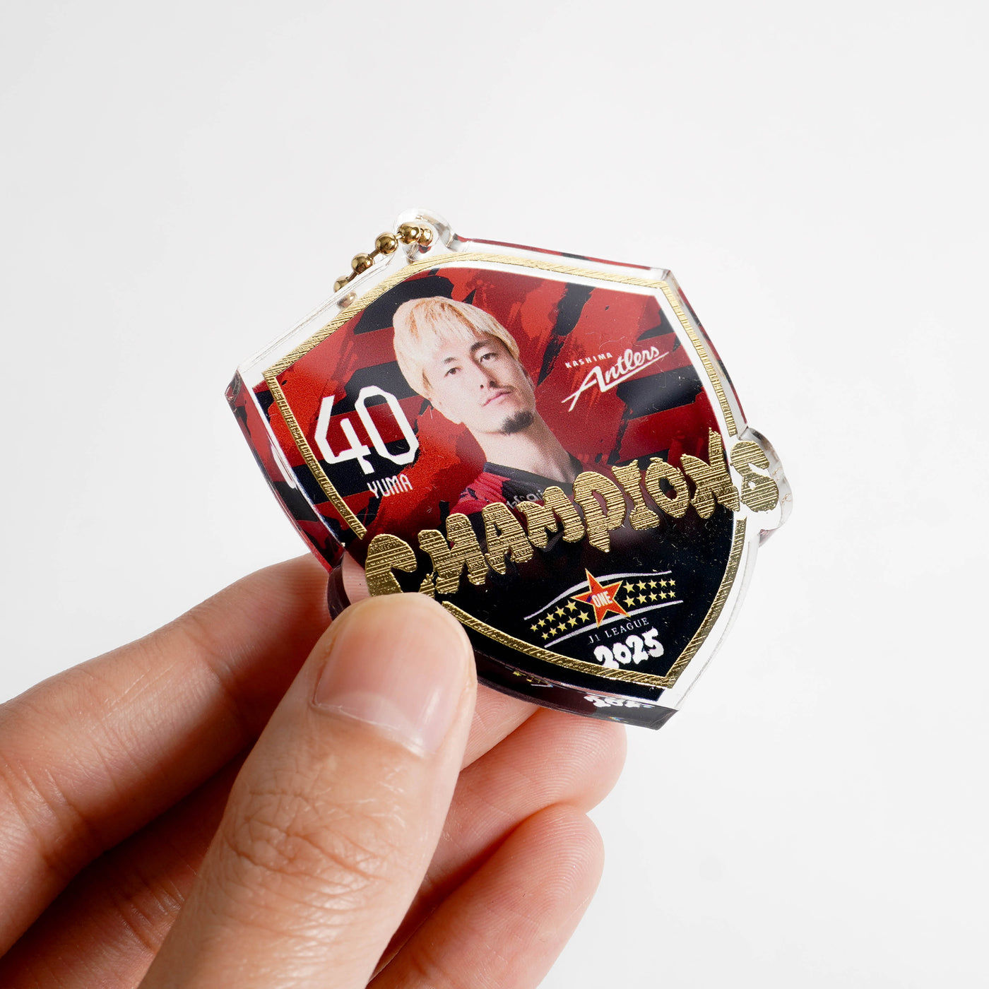 【ブラインド】25Ｊ１リーグ優勝記念箔押しアクリルキーホルダー【予約】