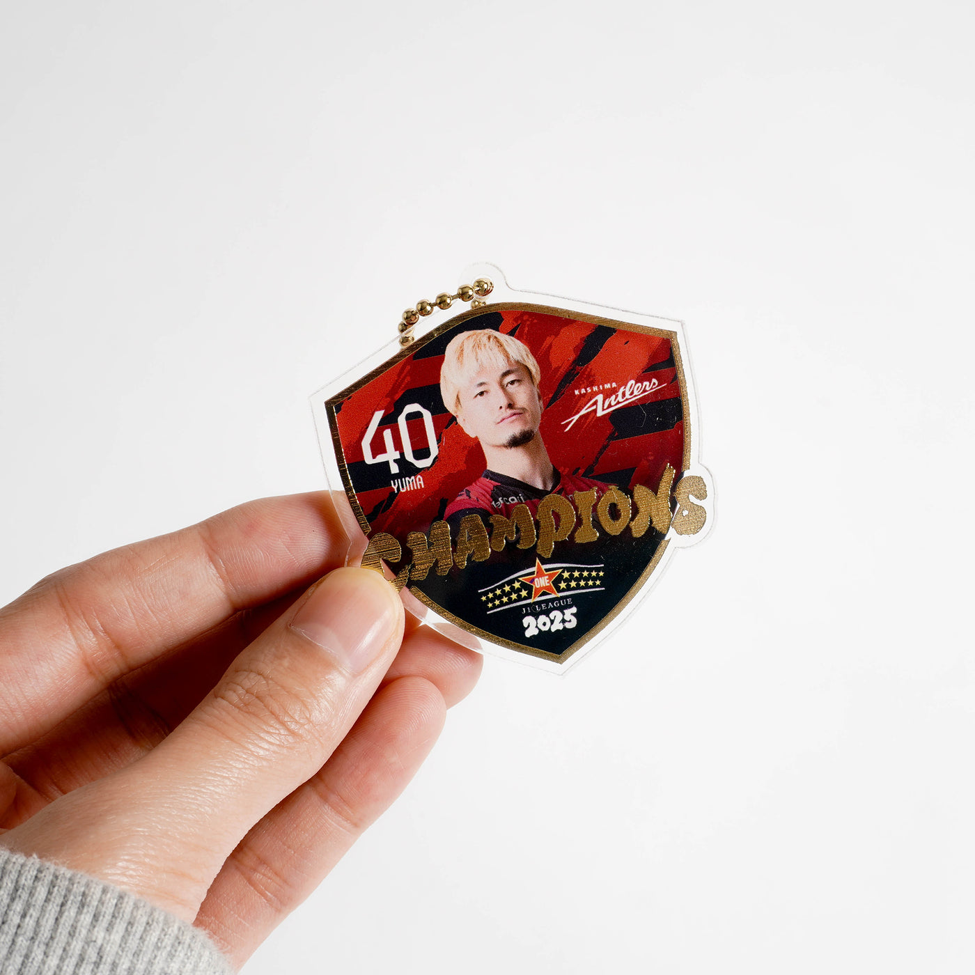 【ブラインド】25Ｊ１リーグ優勝記念箔押しアクリルキーホルダー【予約】