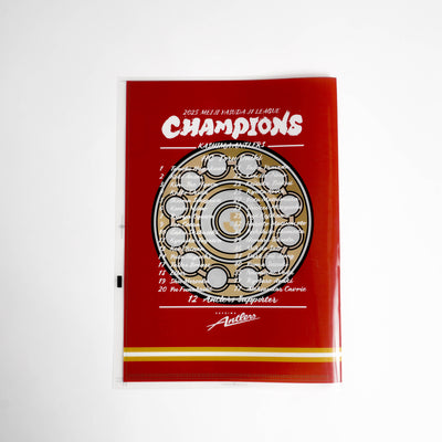 25Ｊ１リーグ優勝記念A4クリアファイル（2枚セット）【予約】