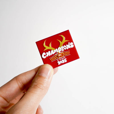 25Ｊ１リーグ優勝記念3Dステッカー【予約】