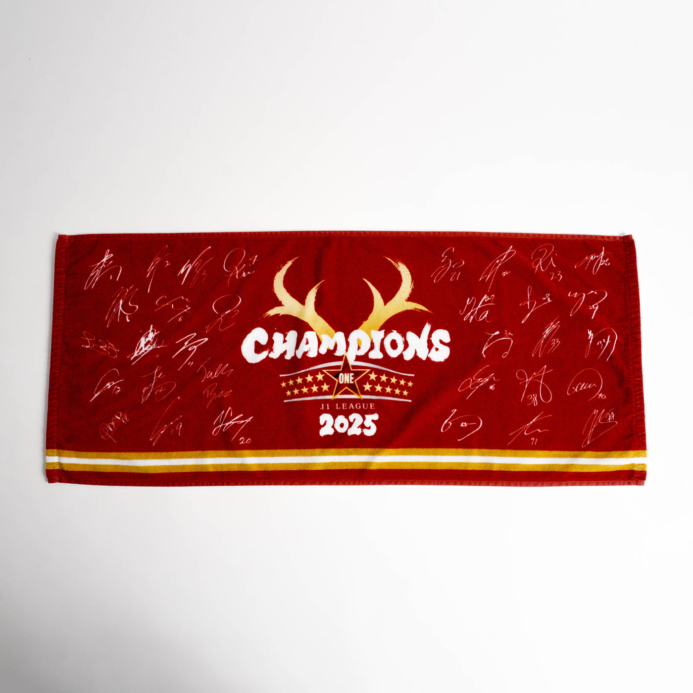 25Ｊ１リーグ優勝記念フェイスタオル（サイン）【予約】