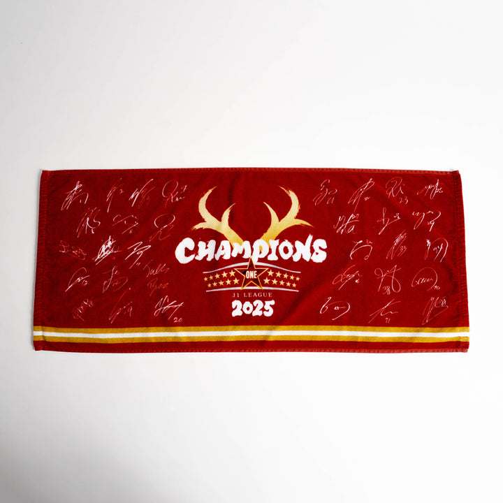 25J1リーグ優勝記念フェイスタオル（サイン）【予約】 – 鹿島