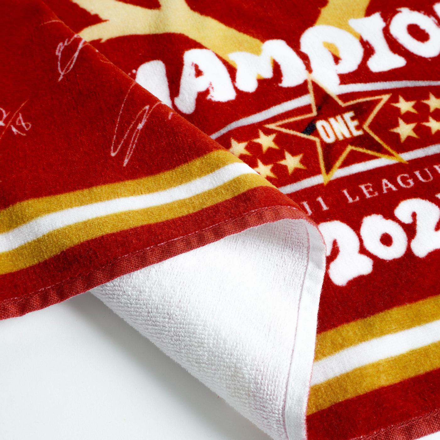 25Ｊ１リーグ優勝記念フェイスタオル（サイン）【予約】