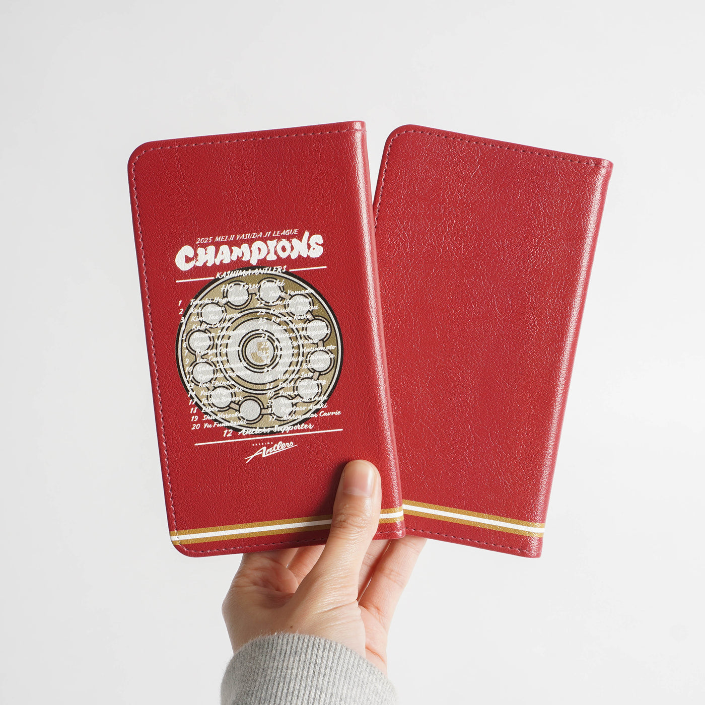 25Ｊ１リーグ優勝記念手帳型マルチスマホケース（全2種）【予約】