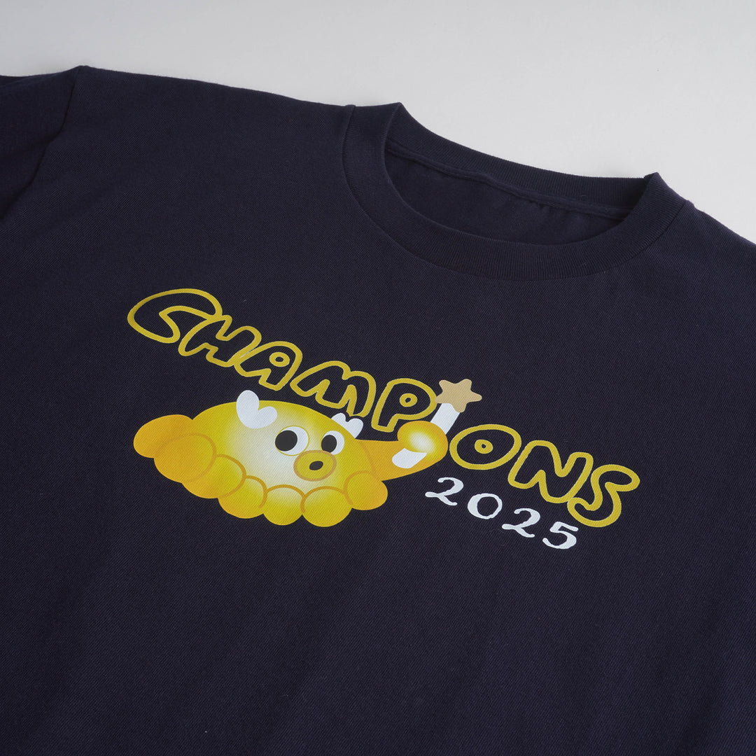 25J1リーグ優勝記念Tシャツ（黄金のしかたこChampions）全2色【予約