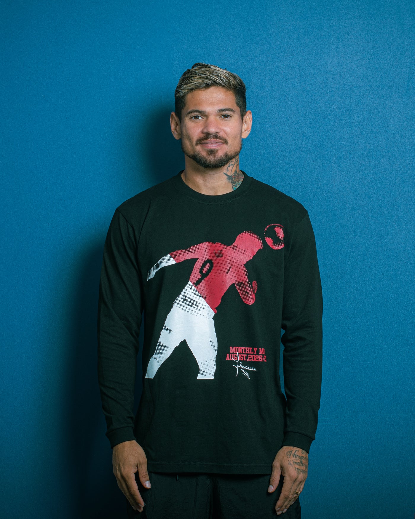 26/27レオセアラ選手8月度月間MVP受賞記念ロングTシャツ（全2色