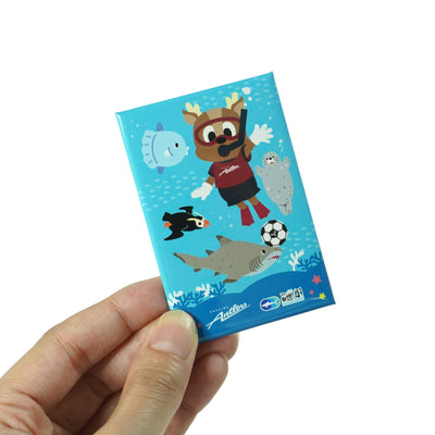 アクアワールド大洗×鹿島アントラーズ 角マグネット