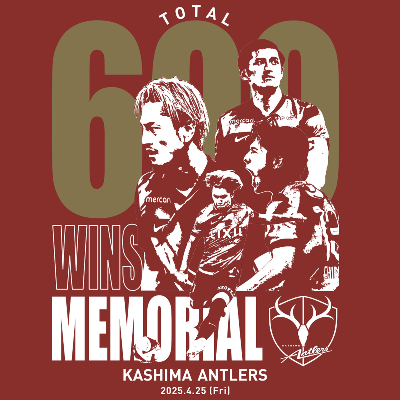 Ｊ１リーグ通算600勝記念Tシャツ【受注】