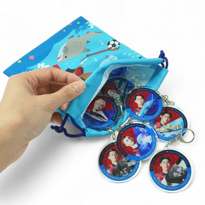 アクアワールド大洗×鹿島アントラーズ 巾着