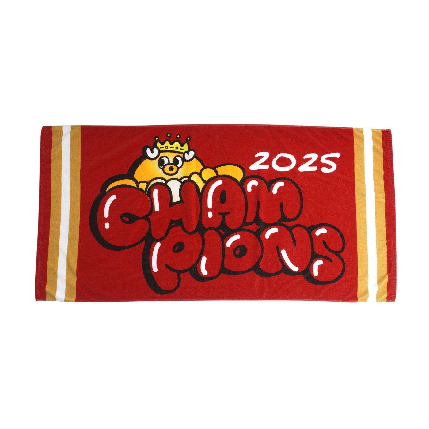 25Ｊ１リーグ優勝記念バスタオル（黄金のしかたこCrown）【予約】