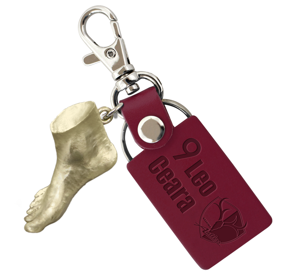 レオセアラ選手得点王記念 足型キーホルダー【予約】 – 鹿島