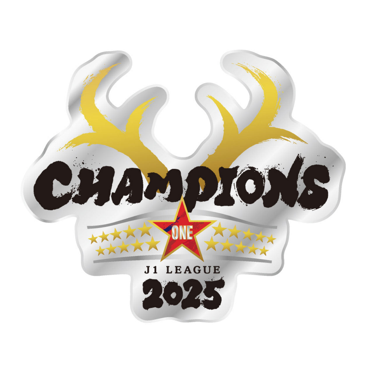 25Ｊ１リーグ優勝記念 アルミステッカー（フルカラー）【予約】