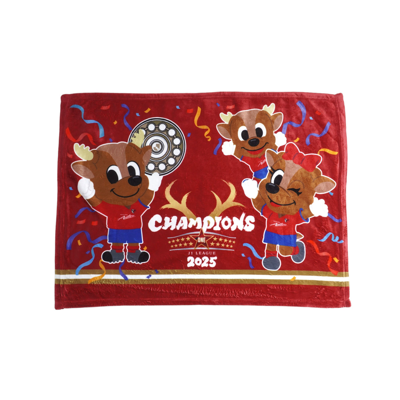 25J1リーグ優勝記念ブランケット（マスコット）【予約】 – 鹿島