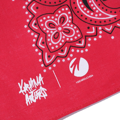 YOICHIROUCHIDA  ZICO SAYING BANDANA A（D.RED）