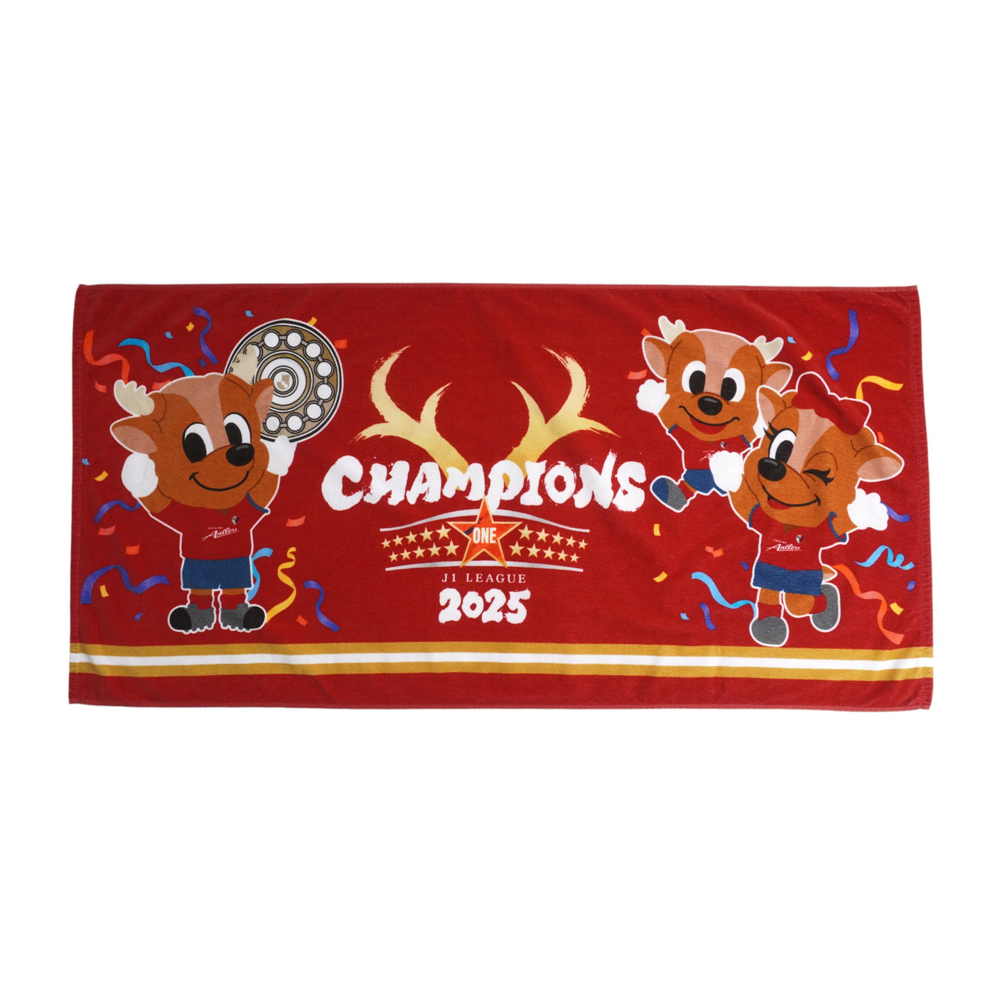 25J1リーグ優勝記念バスタオル（マスコット）【予約】 – 鹿島