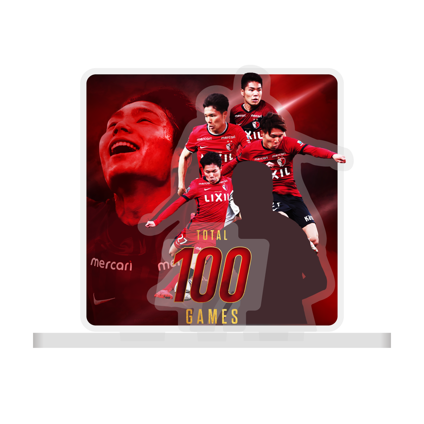 松村選手通算100試合出場達成記念 アクリルスタンド【受注】