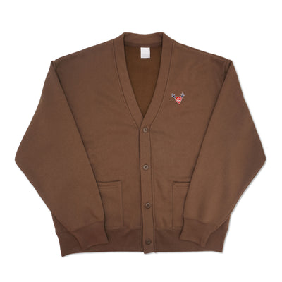 "tsuno" heart　スウェットカーディガン