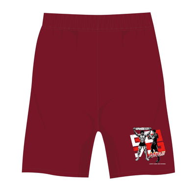 範馬刃牙×植田直通 ハーフパンツ（BURGUNDY）【受注】