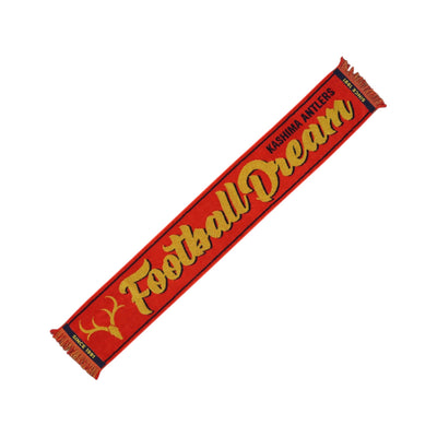 【#鹿島国立】限定デザイン フリンジジャガードタオルマフラー（Football Dream）